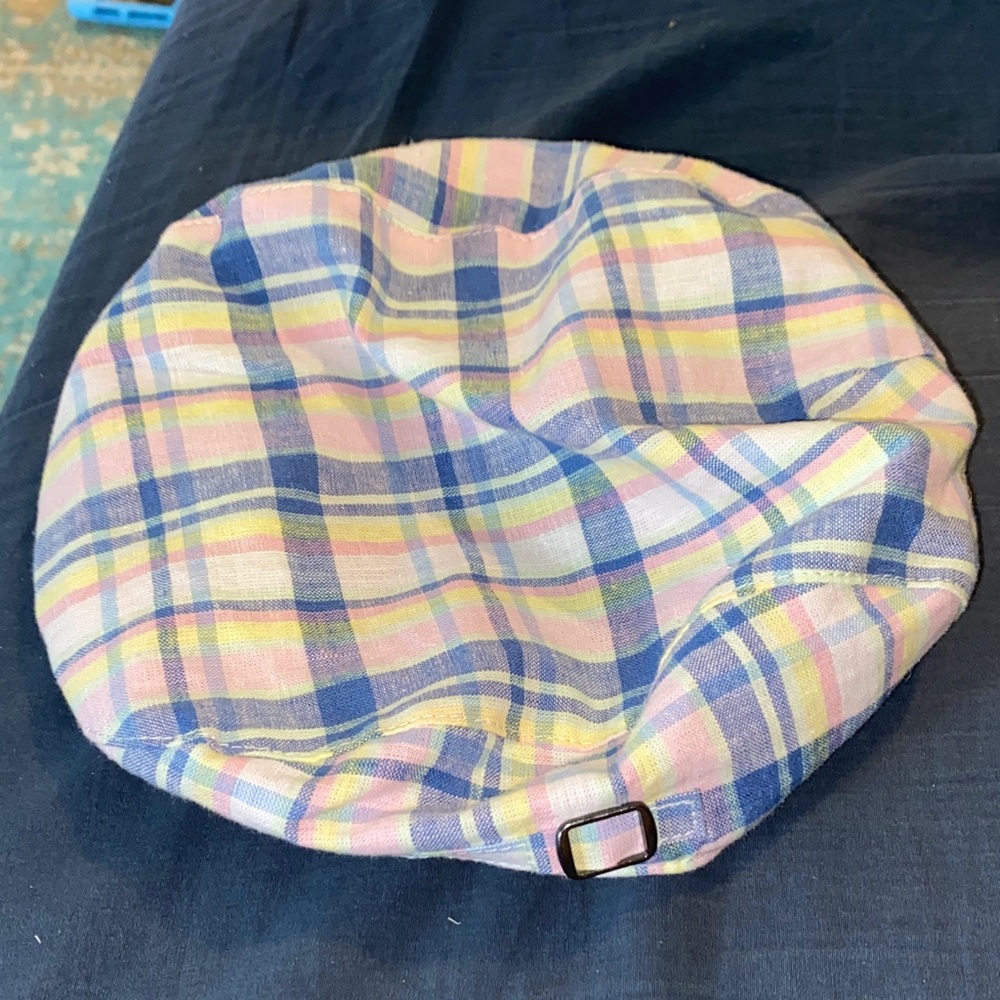Janie and Jack Newsboy Plaid Cap